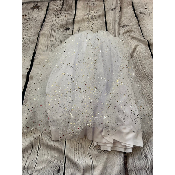 NEW White Sparkle Tutu L/XL - Picture 5 of 8